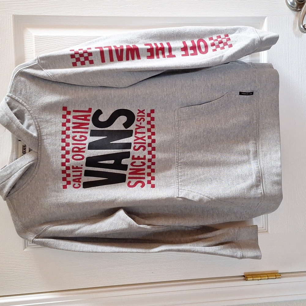 Vans Off the Wall Boys Gray Hoodie